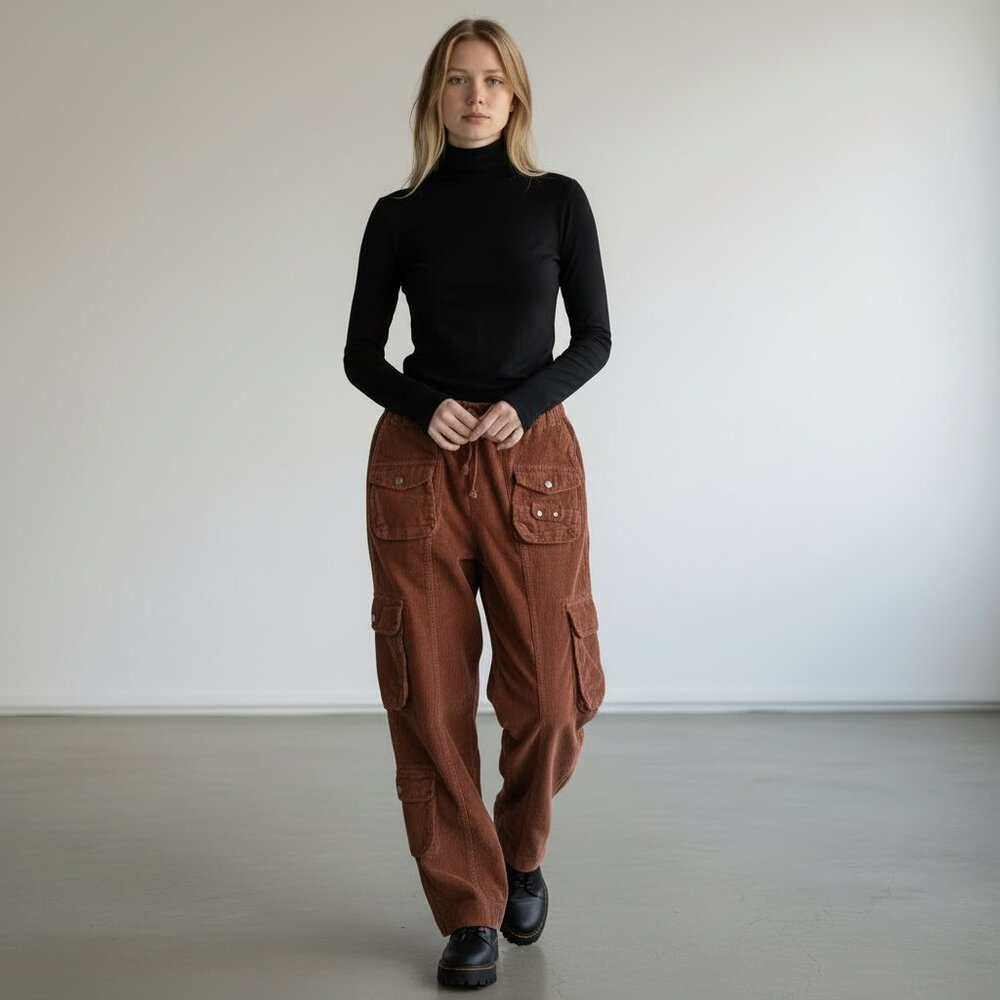 Free People Corduroy Cargo Pants – New With Tags